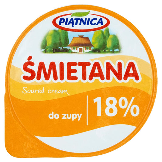 PIATNICA Smietana 18%. 12,95 zl/kg
