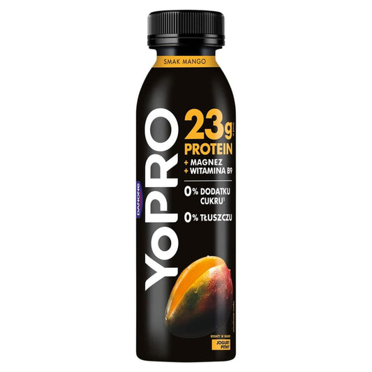 DANONE YOPRO Jogurt pitny proteinowy o smaku mango. 22,19 zl/kg